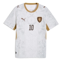 Camiseta República Checa Patrik Schick #10 Segunda Equipación Replica Mundial 2026 mangas cortas